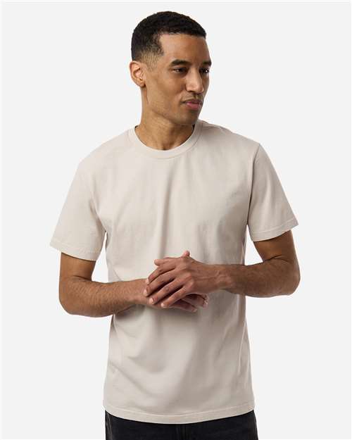 Pigment Dyed Classic Short Sleeve T Shirt, Vintage Washed Blank Plain Tee