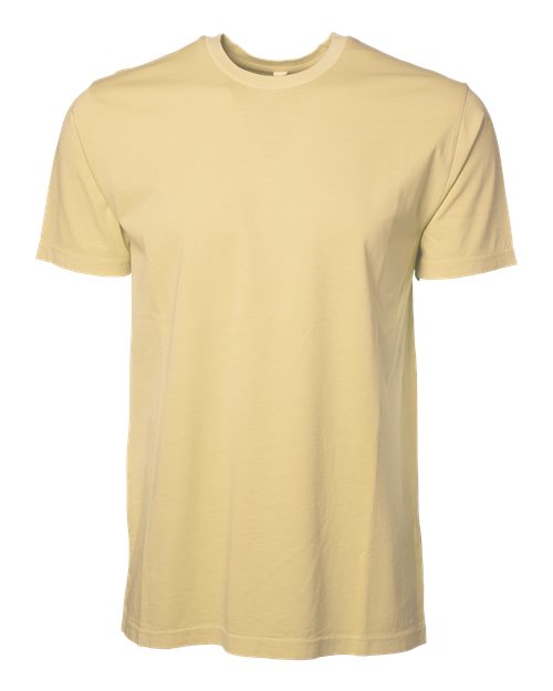 Pigment Dyed Classic Short Sleeve T Shirt, Vintage Washed Blank Plain Tee