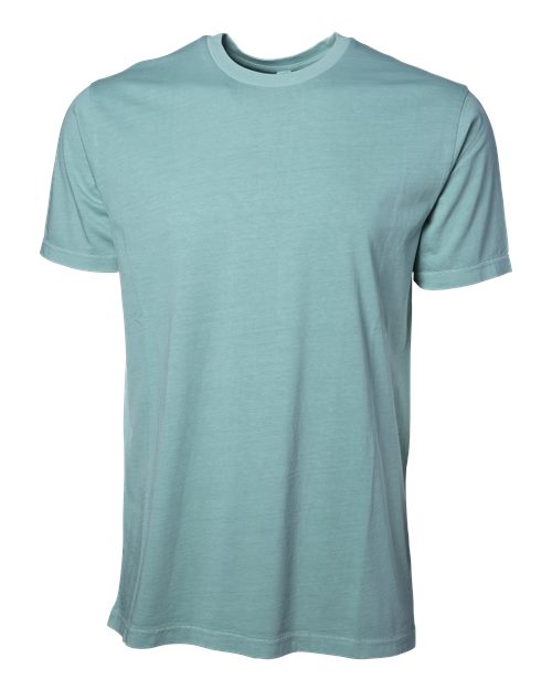 Pigment Dyed Classic Short Sleeve T Shirt, Vintage Washed Blank Plain Tee