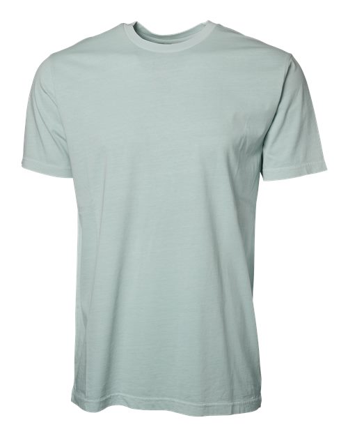 Pigment Dyed Classic Short Sleeve T Shirt, Vintage Washed Blank Plain Tee