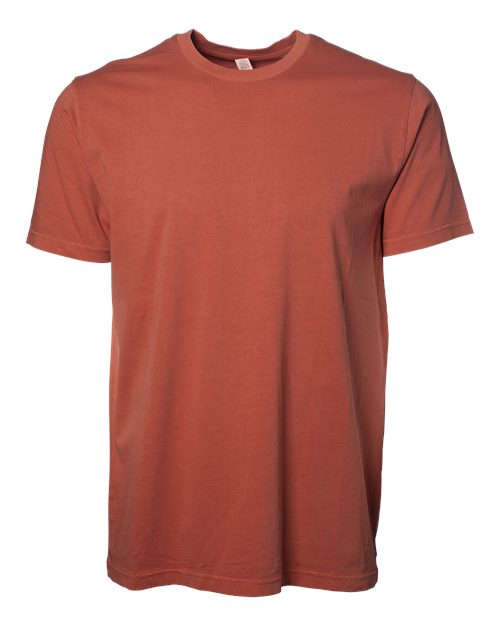Pigment Dyed Classic Short Sleeve T Shirt, Vintage Washed Blank Plain Tee