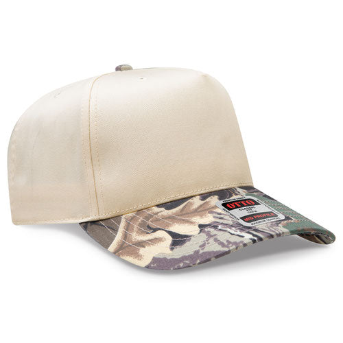 Mid Profile 5 Panel Baseball Cap, Blank Plain Snapback Hat, Unstructured Unprinted Cap
