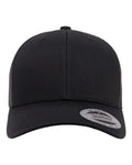 Retro Mesh Back Trucker Hat, Mid Profile Blank Snapback Cap, Plain Unprinted Hat