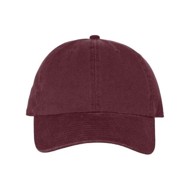 Low Profile Clean Up Style Baseball Cap, Blank Unprinted Curved Bill Hat