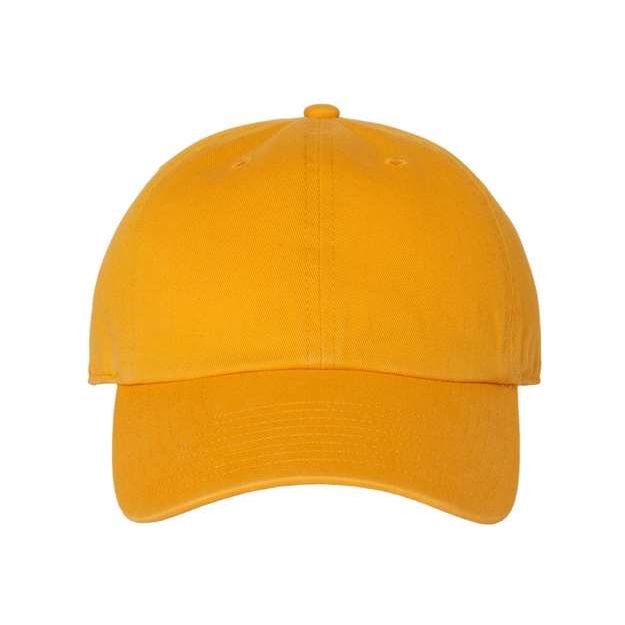 Low Profile Clean Up Style Baseball Cap, Blank Unprinted Curved Bill Hat