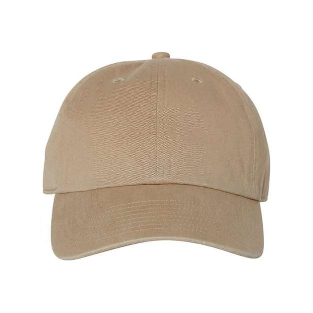 Low Profile Clean Up Style Baseball Cap, Blank Unprinted Curved Bill Hat