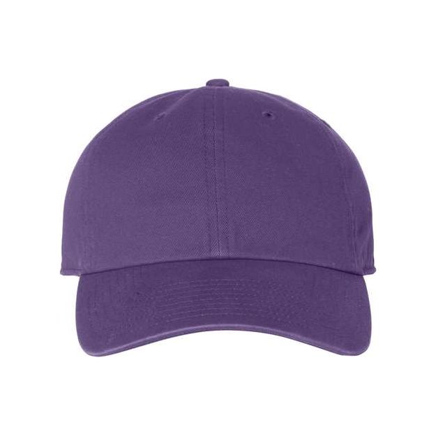 Low Profile Clean Up Style Baseball Cap, Blank Unprinted Curved Bill Hat