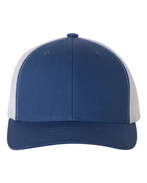 Retro Mesh Back Trucker Hat, Mid Profile Blank Snapback Cap, Plain Unprinted Hat