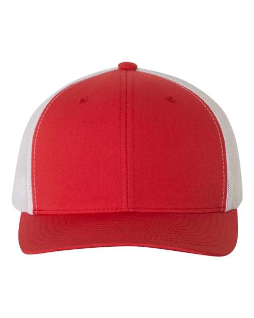 Retro Mesh Back Trucker Hat, Mid Profile Blank Snapback Cap, Plain Unprinted Hat