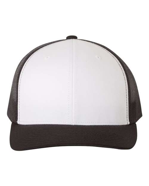 Retro Mesh Back Trucker Hat, Mid Profile Blank Snapback Cap, Plain Unprinted Hat