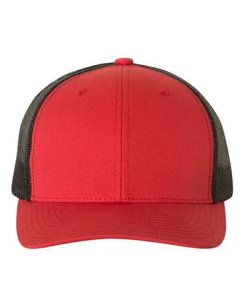 Retro Mesh Back Trucker Hat, Mid Profile Blank Snapback Cap, Plain Unprinted Hat