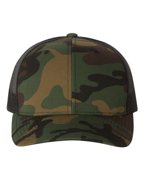 Retro Mesh Back Trucker Hat, Mid Profile Blank Snapback Cap, Plain Unprinted Hat