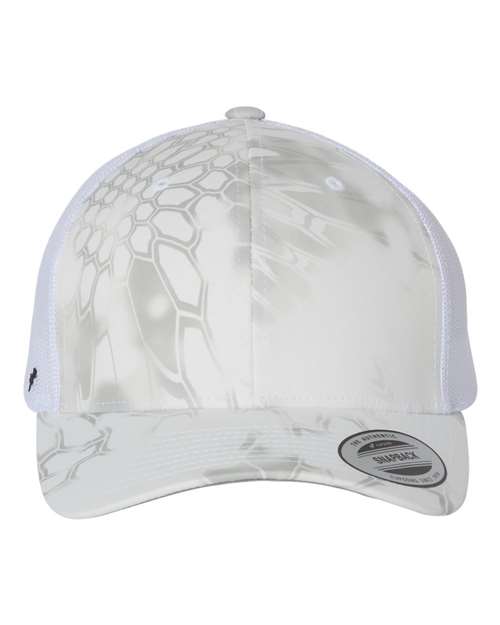 Retro Mesh Back Trucker Hat, Mid Profile Blank Snapback Cap, Plain Unprinted Hat