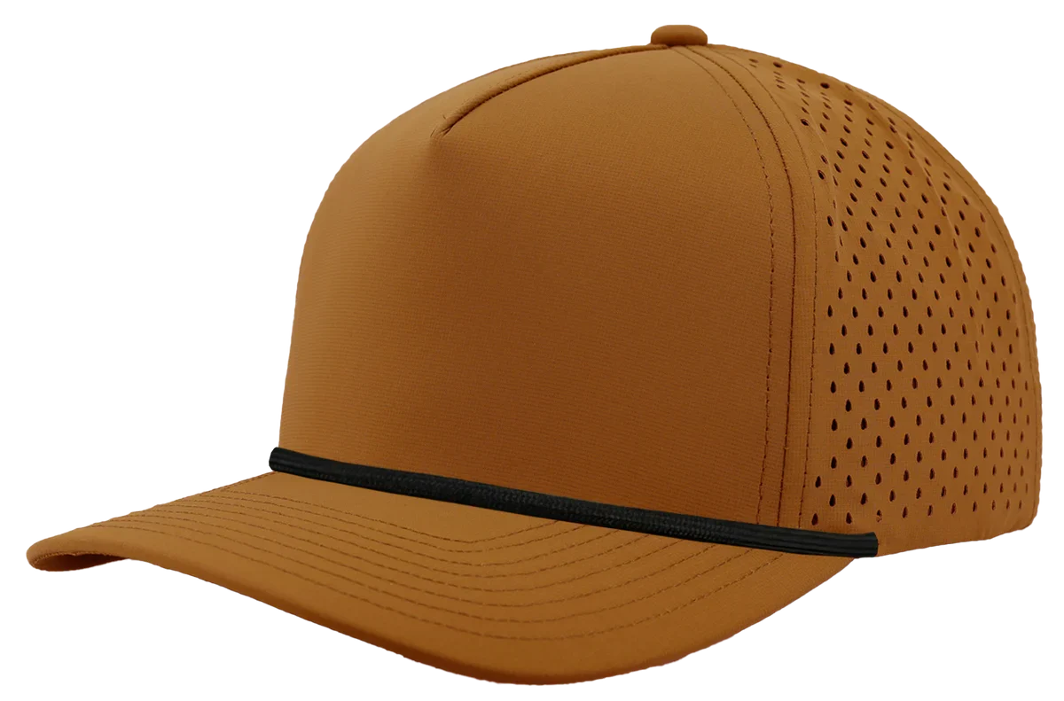 5-Panel Rope Snapback Baseball Cap, Unstructured Blank Trucker Hat Snapback Hat