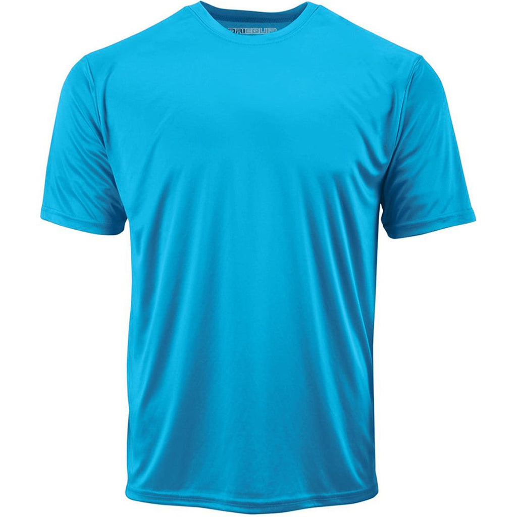 Men’s Athletic Performance Training T-Shirt, Lightweight Breathable Blank Sport Tee