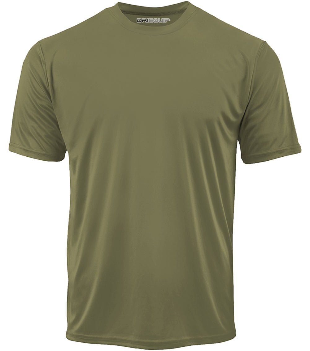 Men’s Athletic Performance Training T-Shirt, Lightweight Breathable Blank Sport Tee