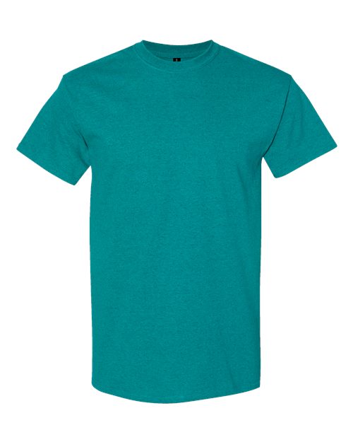 6.1oz Heavy Cotton Short Sleeve T Shirt, Blank Plain Tee, Unisex Classic Fit