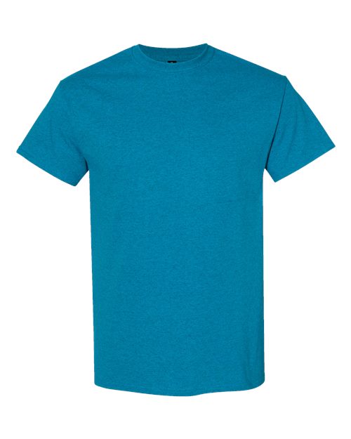 6.1oz Heavy Cotton Short Sleeve T Shirt, Blank Plain Tee, Unisex Classic Fit