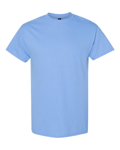 6.1oz Heavy Cotton Short Sleeve T Shirt, Blank Plain Tee, Unisex Classic Fit