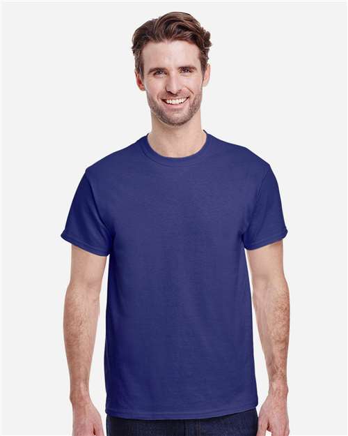 6.1oz Heavy Cotton Short Sleeve T Shirt, Blank Plain Tee, Unisex Classic Fit