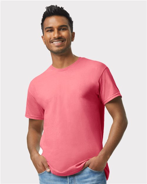 6.1oz Heavy Cotton Short Sleeve T Shirt, Blank Plain Tee, Unisex Classic Fit
