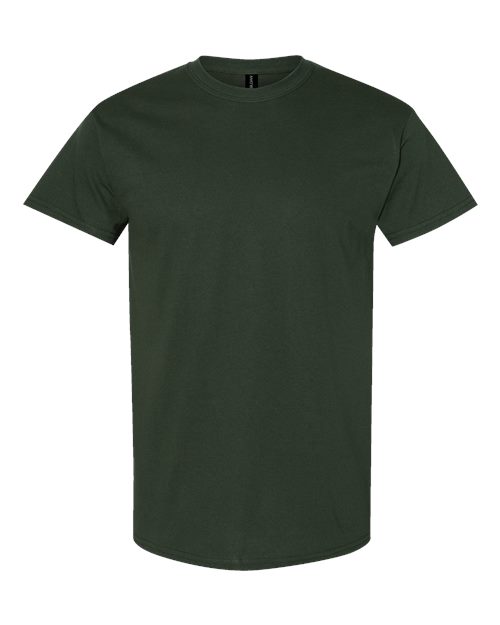 6.1oz Heavy Cotton Short Sleeve T Shirt, Blank Plain Tee, Unisex Classic Fit