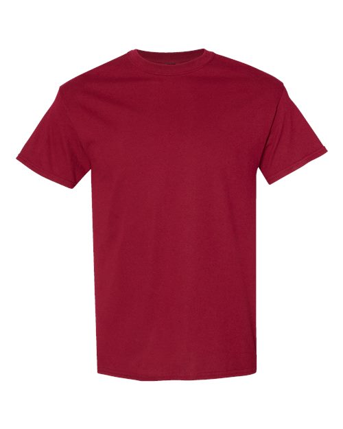 6.1oz Heavy Cotton Short Sleeve T Shirt, Blank Plain Tee, Unisex Classic Fit