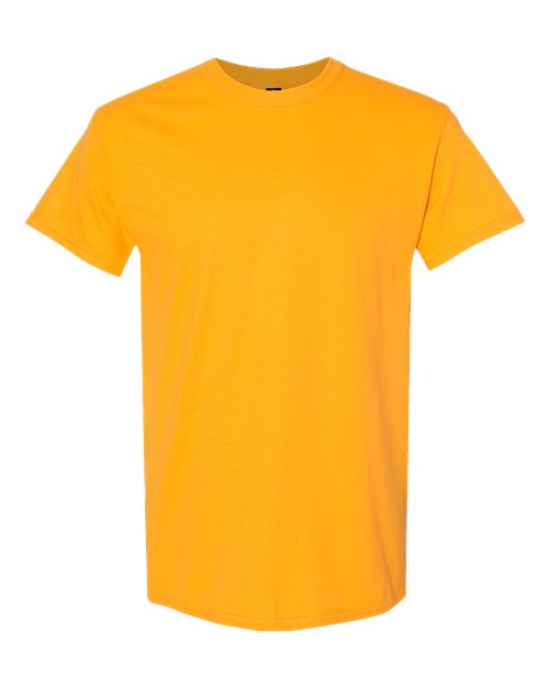 6.1oz Heavy Cotton Short Sleeve T Shirt, Blank Plain Tee, Unisex Classic Fit
