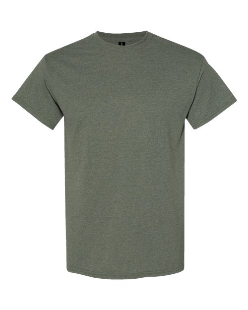 6.1oz Heavy Cotton Short Sleeve T Shirt, Blank Plain Tee, Unisex Classic Fit