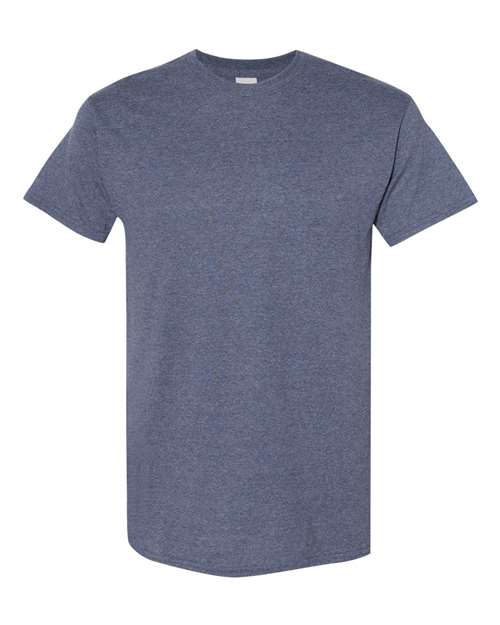 6.1oz Heavy Cotton Short Sleeve T Shirt, Blank Plain Tee, Unisex Classic Fit
