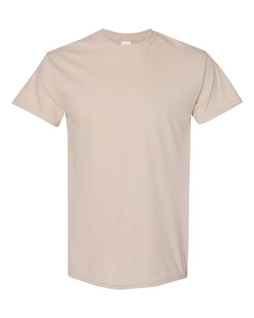 6.1oz Heavy Cotton Short Sleeve T Shirt, Blank Plain Tee, Unisex Classic Fit