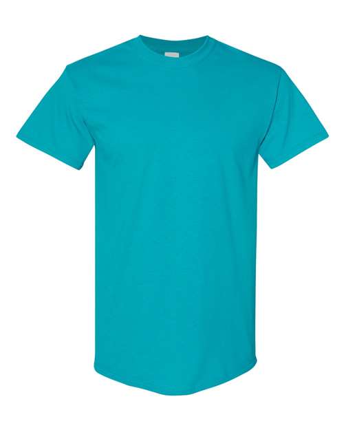 6.1oz Heavy Cotton Short Sleeve T Shirt, Blank Plain Tee, Unisex Classic Fit