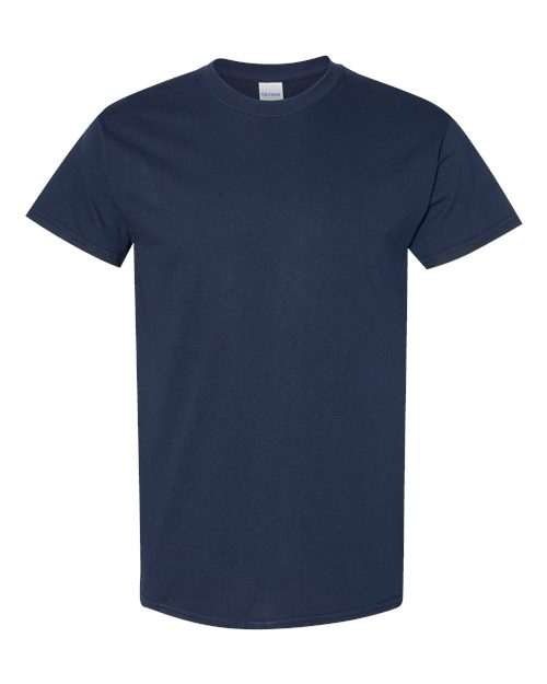 6.1oz Heavy Cotton Short Sleeve T Shirt, Blank Plain Tee, Unisex Classic Fit