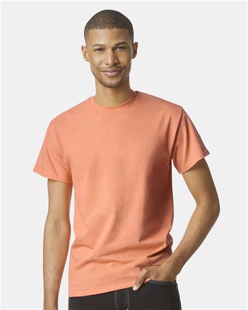 6.1oz Heavy Cotton Short Sleeve T Shirt, Blank Plain Tee, Unisex Classic Fit