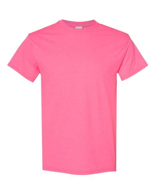 6.1oz Heavy Cotton Short Sleeve T Shirt, Blank Plain Tee, Unisex Classic Fit