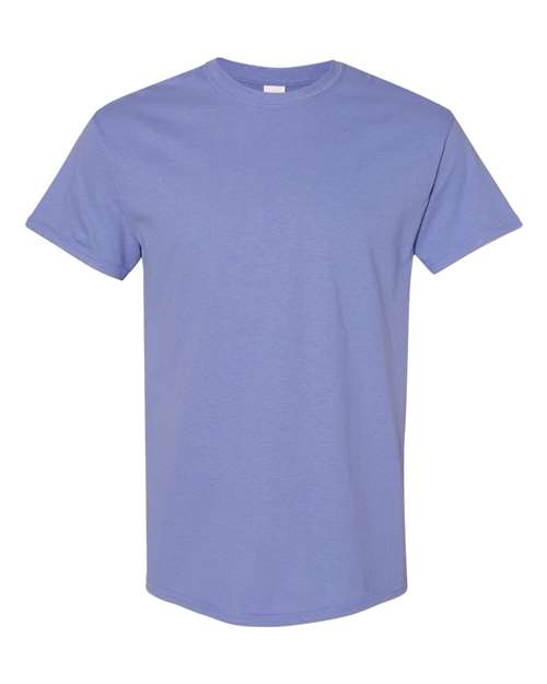 6.1oz Heavy Cotton Short Sleeve T Shirt, Blank Plain Tee, Unisex Classic Fit