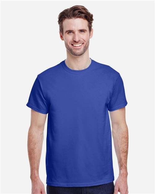 6.1oz Heavy Cotton Short Sleeve T Shirt, Blank Plain Tee, Unisex Classic Fit