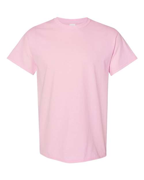 6.1oz Heavy Cotton Short Sleeve T Shirt, Blank Plain Tee, Unisex Classic Fit