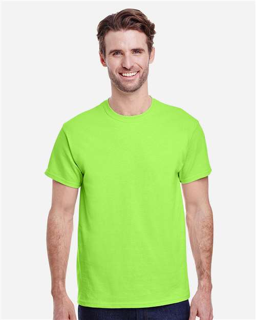 6.1oz Heavy Cotton Short Sleeve T Shirt, Blank Plain Tee, Unisex Classic Fit
