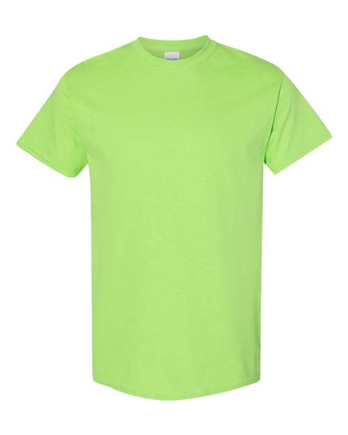 6.1oz Heavy Cotton Short Sleeve T Shirt, Blank Plain Tee, Unisex Classic Fit