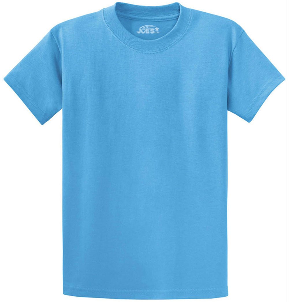 6.1oz 100% Heavy Cotton Men’s T-Shirt, Classic Fit Blank Plain Tee, Unprinted Casual Top