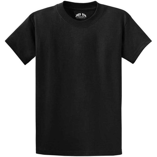 6.1oz 100% Heavy Cotton Men’s T-Shirt, Classic Fit Blank Plain Tee, Unprinted Casual Top