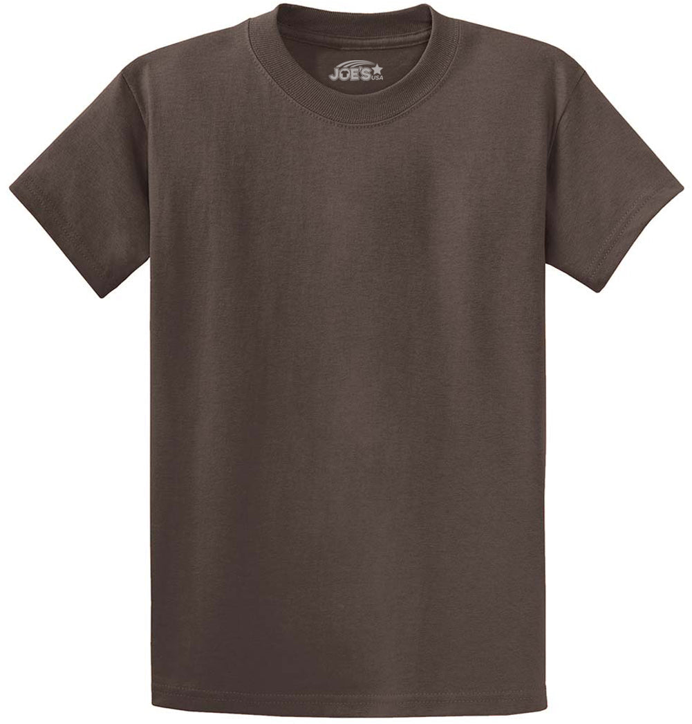 6.1oz 100% Heavy Cotton Men’s T-Shirt, Classic Fit Blank Plain Tee, Unprinted Casual Top