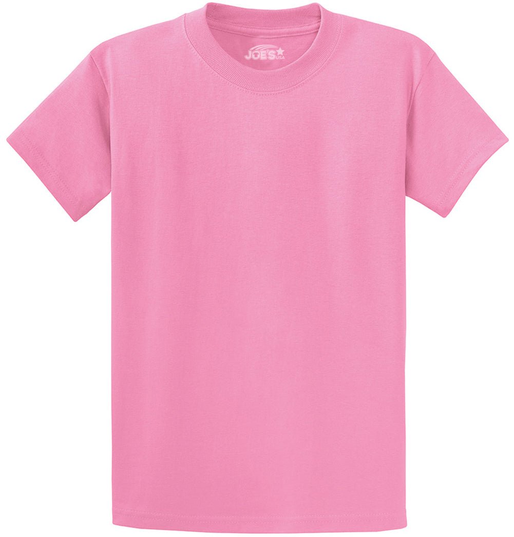 6.1oz 100% Heavy Cotton Men’s T-Shirt, Classic Fit Blank Plain Tee, Unprinted Casual Top