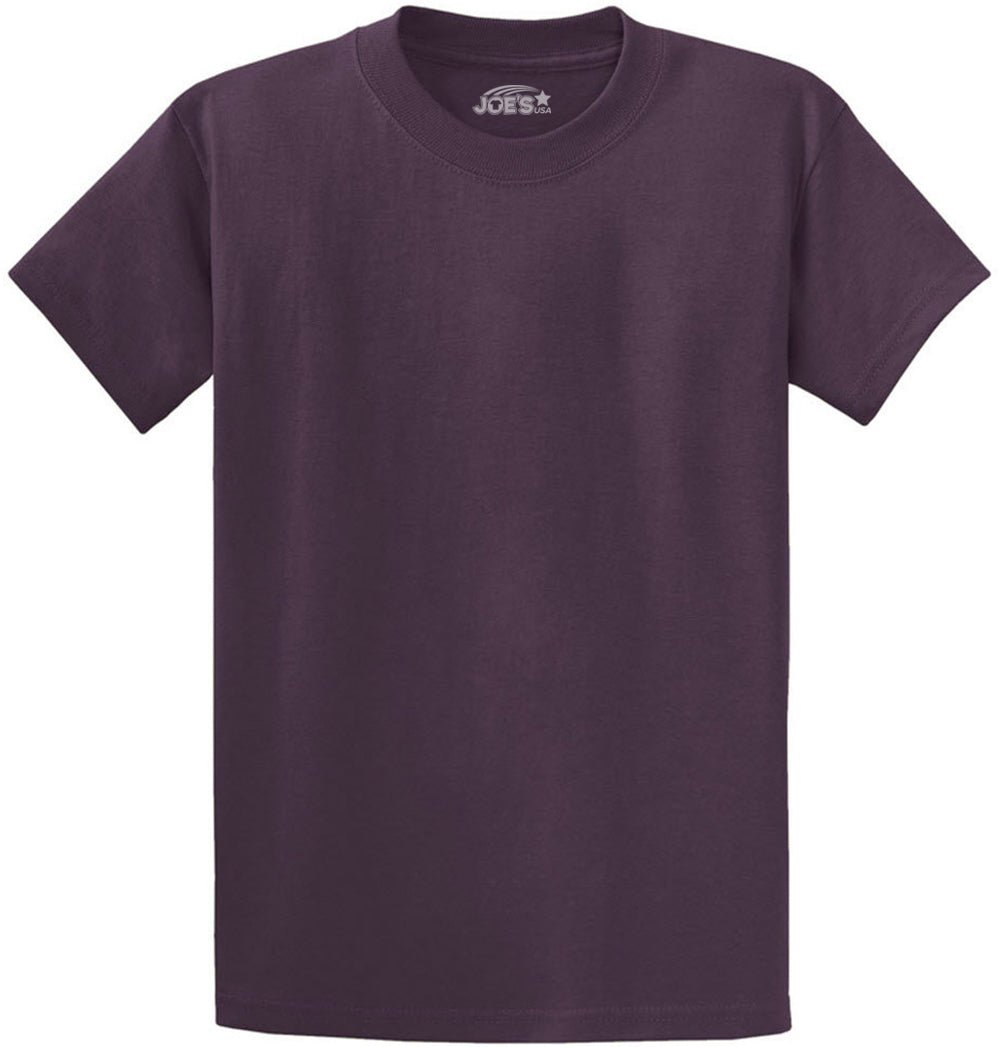 6.1oz 100% Heavy Cotton Men’s T-Shirt, Classic Fit Blank Plain Tee, Unprinted Casual Top