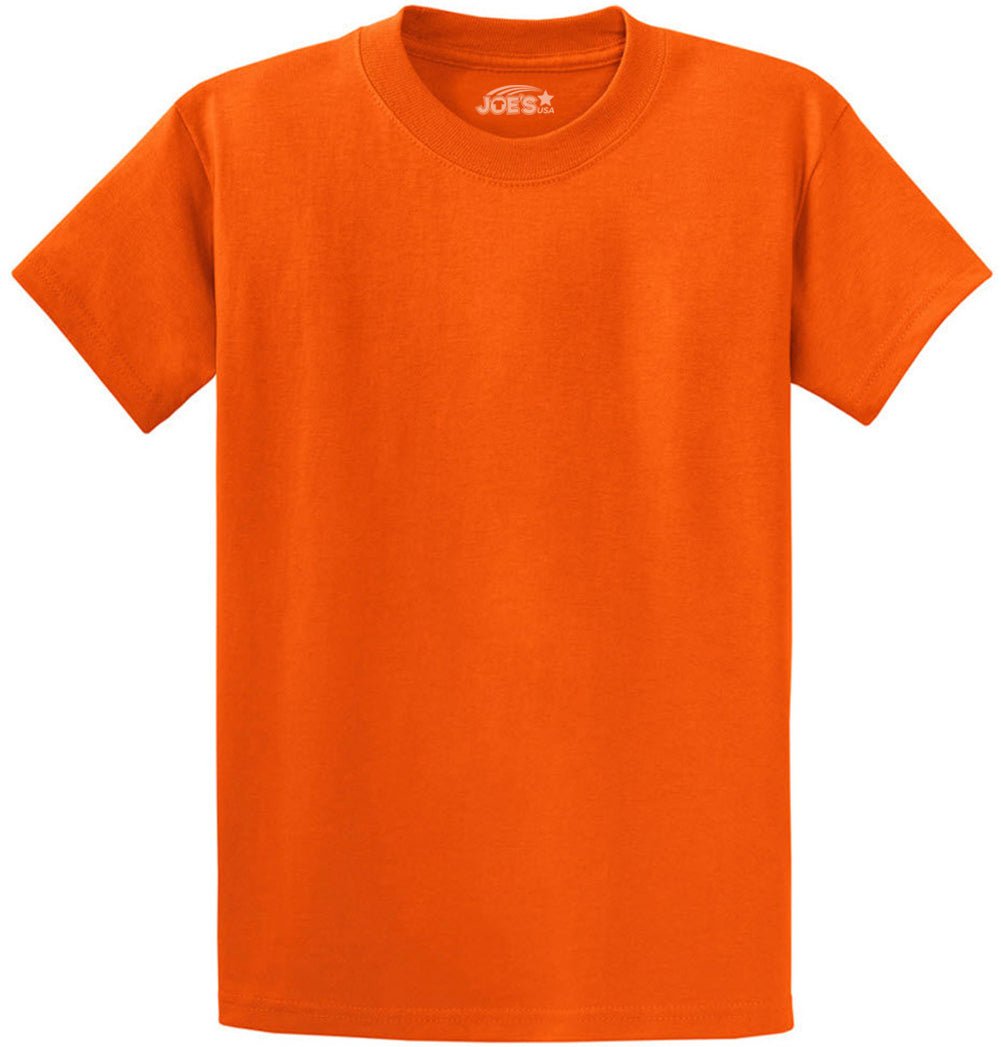 6.1oz 100% Heavy Cotton Men’s T-Shirt, Classic Fit Blank Plain Tee, Unprinted Casual Top