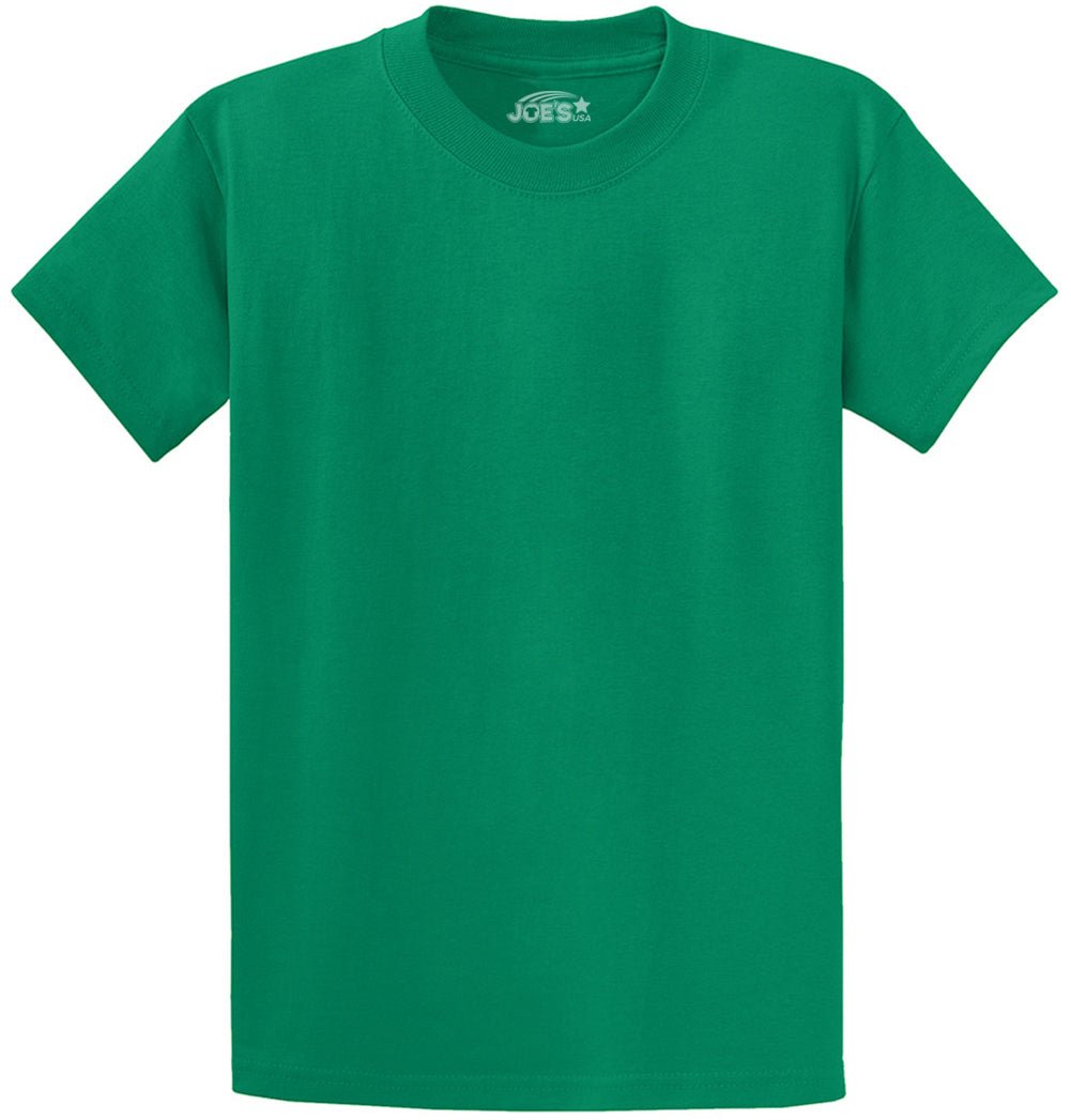6.1oz 100% Heavy Cotton Men’s T-Shirt, Classic Fit Blank Plain Tee, Unprinted Casual Top