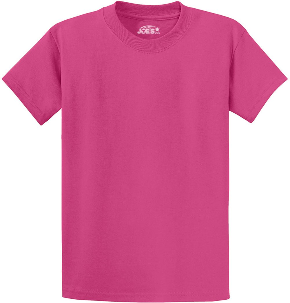 6.1oz 100% Heavy Cotton Men’s T-Shirt, Classic Fit Blank Plain Tee, Unprinted Casual Top