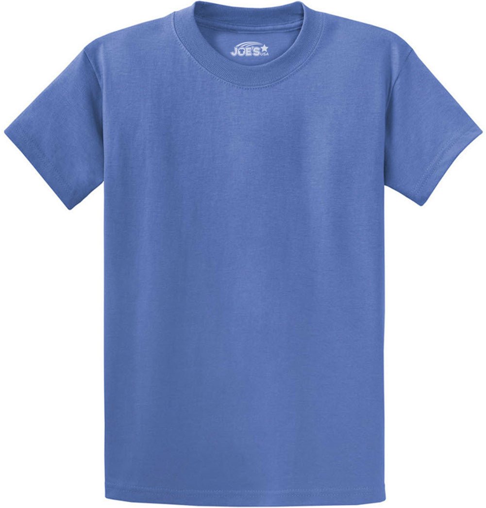 6.1oz 100% Heavy Cotton Men’s T-Shirt, Classic Fit Blank Plain Tee, Unprinted Casual Top