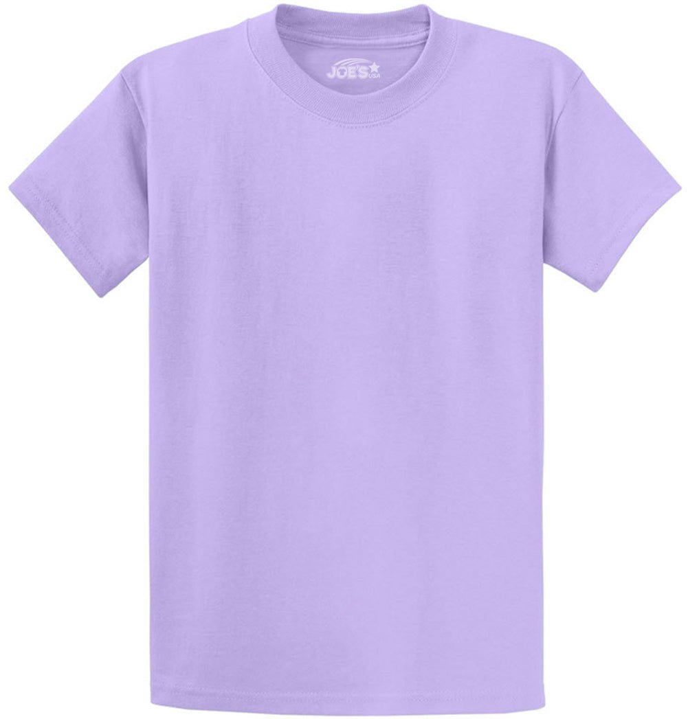 6.1oz 100% Heavy Cotton Men’s T-Shirt, Classic Fit Blank Plain Tee, Unprinted Casual Top